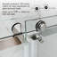 Porte de baignoire coulissante lisse sans cadre Opoc Mirage MCOCOD l 56-61 "x H 60" avec verre transparent 3/8 "(10mm)-108687956