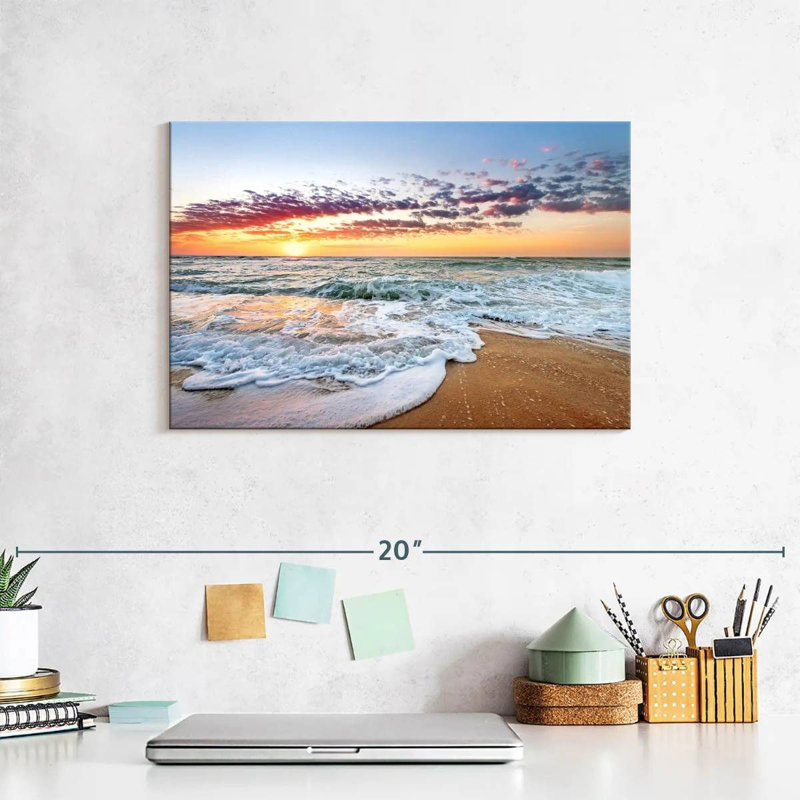 Impression sur toile Cancun Beach, H 8 po x l 12 po x P 1 po