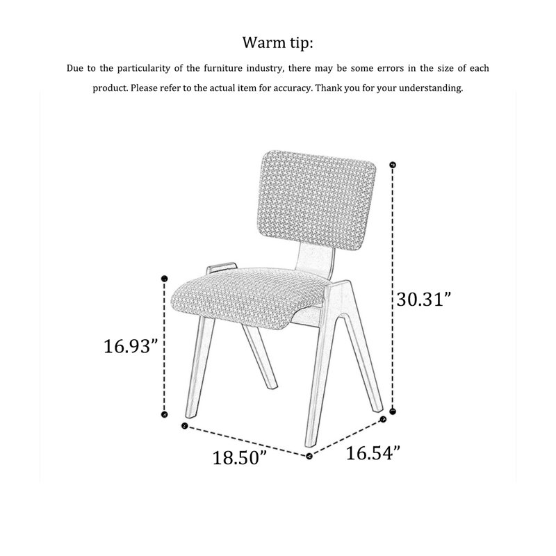 Vintage Home Upholstered Solid Wood Chair Creative Backrest Chair