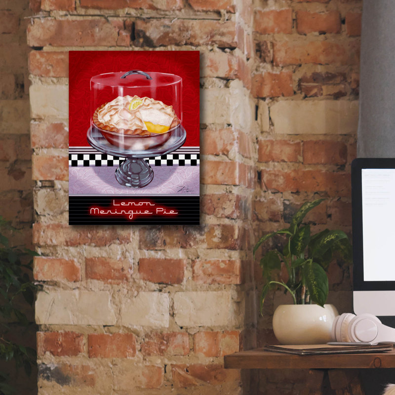 Art mural sur toile Trinx «Lemon Meringue Pie» par Shari Warren, H 16 po x l 12 po x P 0,75 po