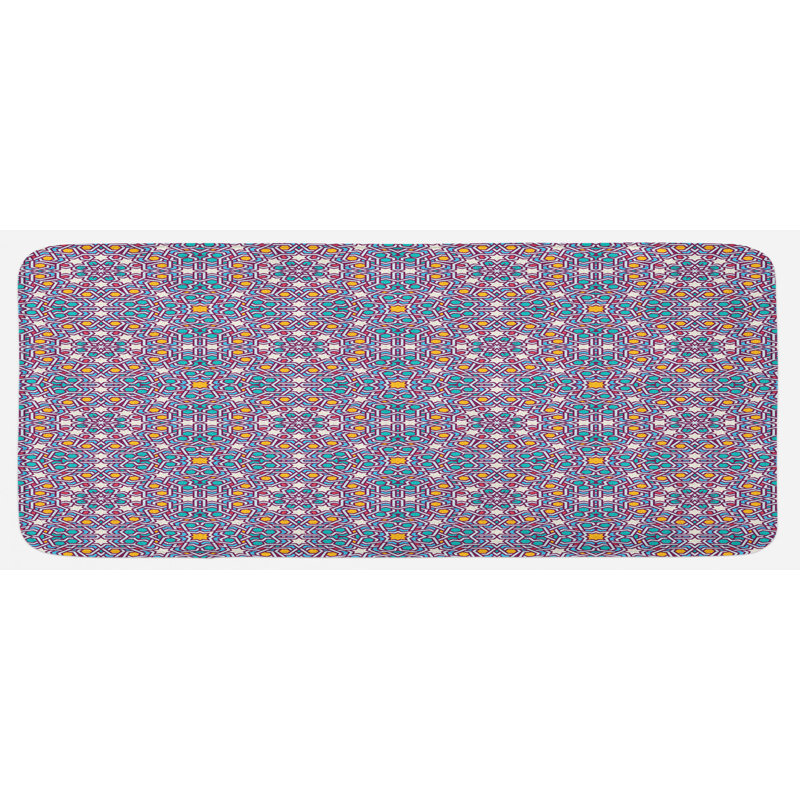 Eclectic Synthetic Kitchen Mat