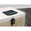 3 tables de chevet avec table de port de style transitionnel blanc-192672792