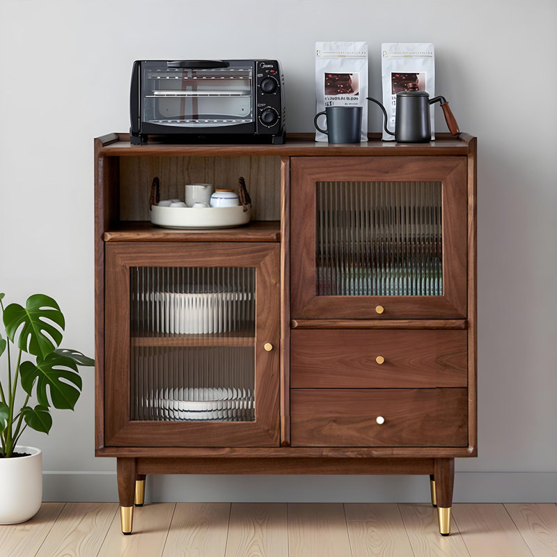 Commode d'appoint moderne et minimaliste, H 36,61 po x l 35,43 po x P 15,74 po