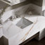 Lavabo de salle de bain encastré Brazn