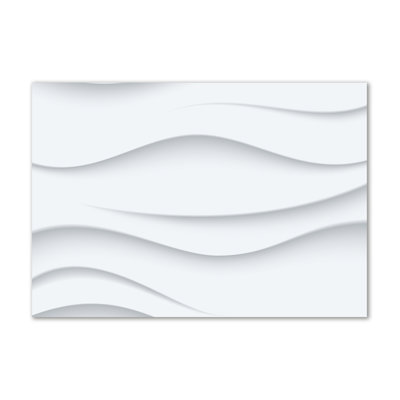 Waves Abstraction - No Frame Print on Canvas