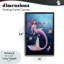Cadre flottant Aurelia Mermaid & Fish, design par Rachel Anderson-681884986-681884964