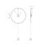 Horloge murale en bois massif Ombra-2015846706