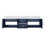 Meuble-lavabo double 80 po X P 22 po D, avec plateau en marbre de Carrare-579415717-579415719