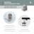 FINE FIXTURES 42-Inch Linear Shower Drain, Tile Insert & Grate 2-in-1 Design, Rounded Edge, 10-Gauge Stainless Steel, Center Outlet, Hair Strainer Included-126703453
