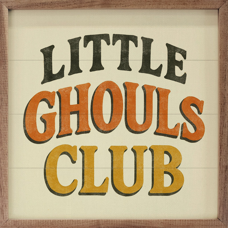 Little Ghouls Club, H 16 po x l 16 po