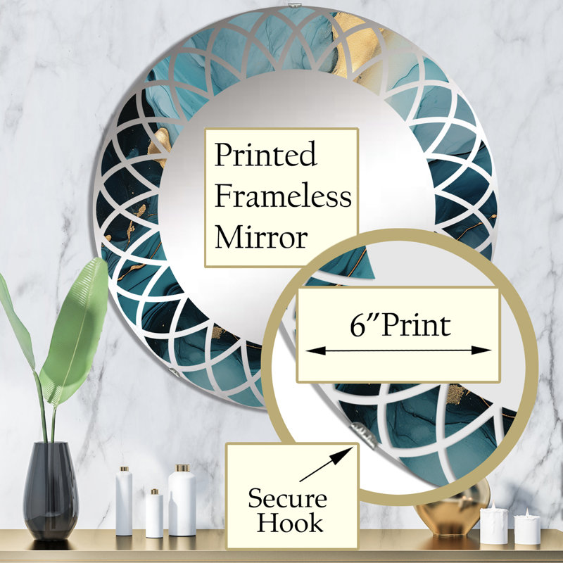 Miroir mural Zianny, 32 po x 32 po