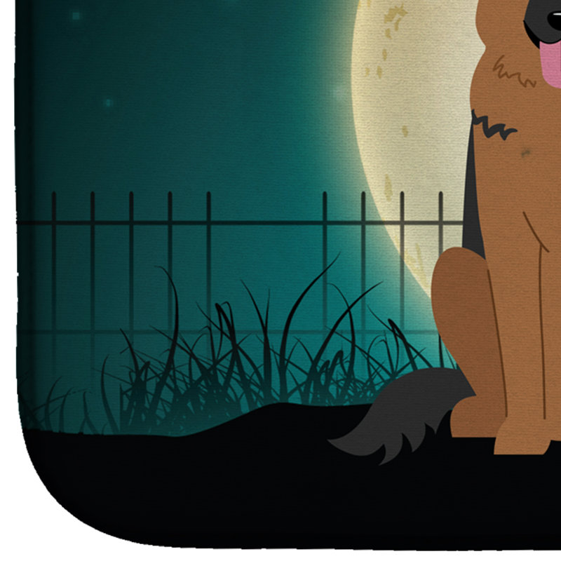 Tapis de séchage berger allemand halloween