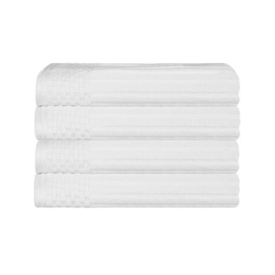 Ribbed Cotton Absorbent Heavyweight Bath Towel
