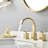 Widespread Bathroom Faucet with Drain Assembly-88407426