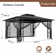 13 Ft. W X 11 Ft. D Steel Patio Gazebo