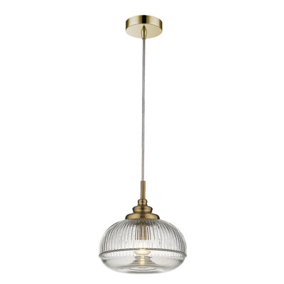 1 - Light Satin Gold Single Pendant