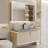 Light luxury cream style bathroom cabinet