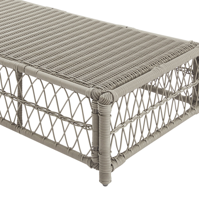 Emeka Rectangular Wicker/Rattan Outdoor Coffee Table
