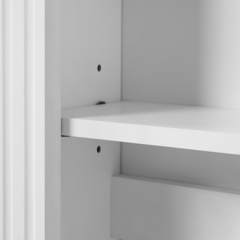 Armoire de rangement de salle de bain murale 20 "avec miroir, Blanc