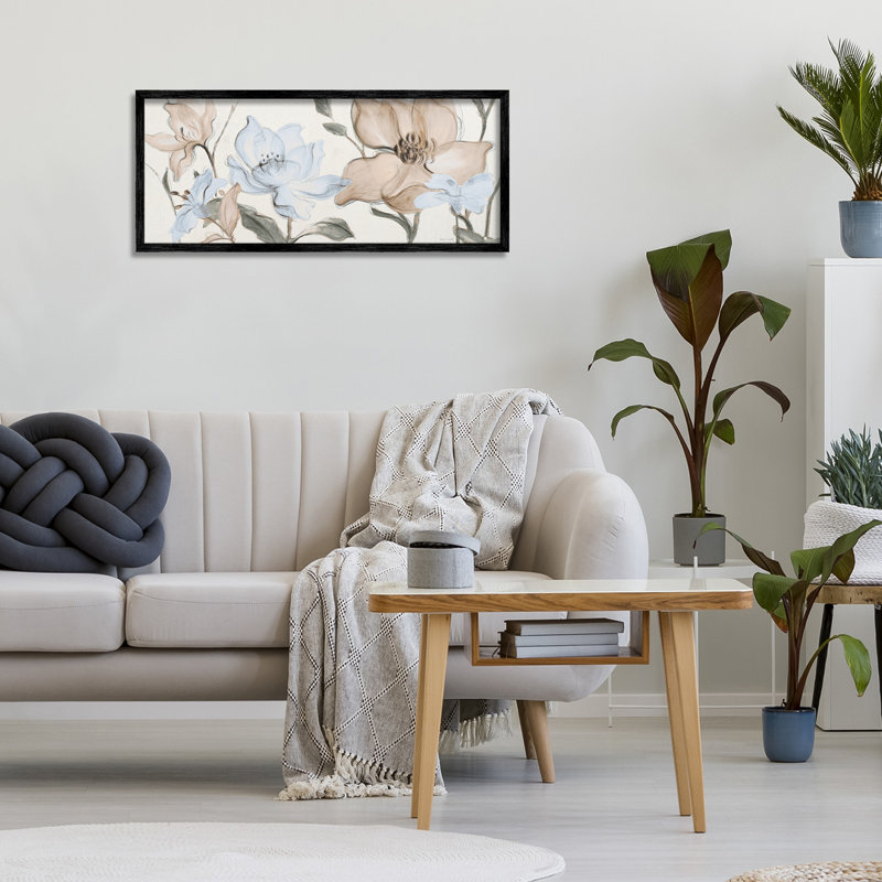 Giclée encadrée, par Lanie Loreth, H 13 po x l 30 po, Giclée encadrée noir minuit