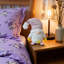 Lampe de Noël gnome en forme d'étoile - poupée décorative de 8,66 po avec des étoiles illuminées, une barbe blanche douce et un chapeau de Cosplay pour la table, le manteau de cheminée, les décorations des Fêtes