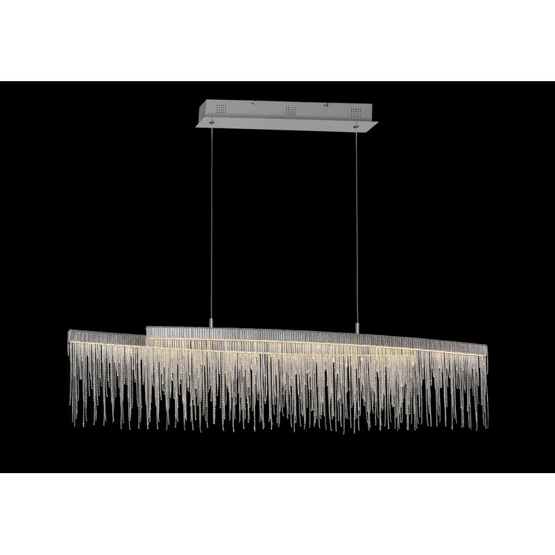 Cinna 1 - Light Grey LED Kitchen Island Pendant