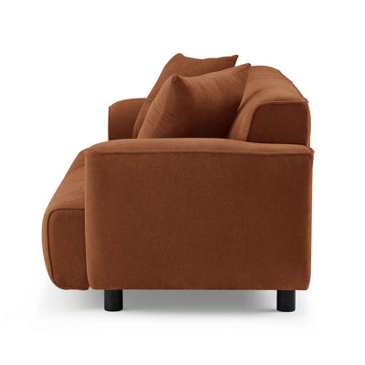 Wallas 231.1Cm Round Arms Sofa