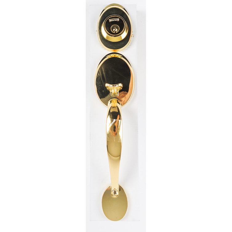 Exterior Portion Handleset with Single Cylinder Deadbolt
