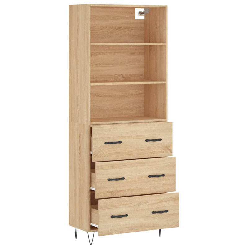 Nariko 69.5cm Sideboard, Sonoma Oak