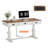 Laziza Modern Farmhouse Office Set, Vintage Desk & 73.3" Open Shelf Bookcase â€“ Premium Home Office Shelving Units With Power Hub-406993623