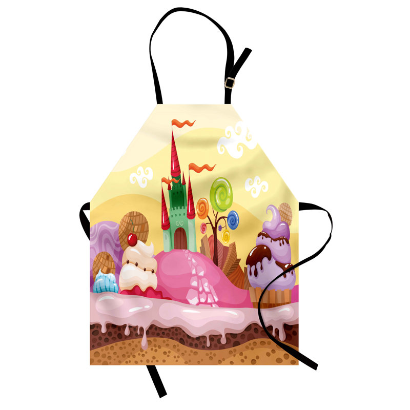 No Pattern Bib Apron