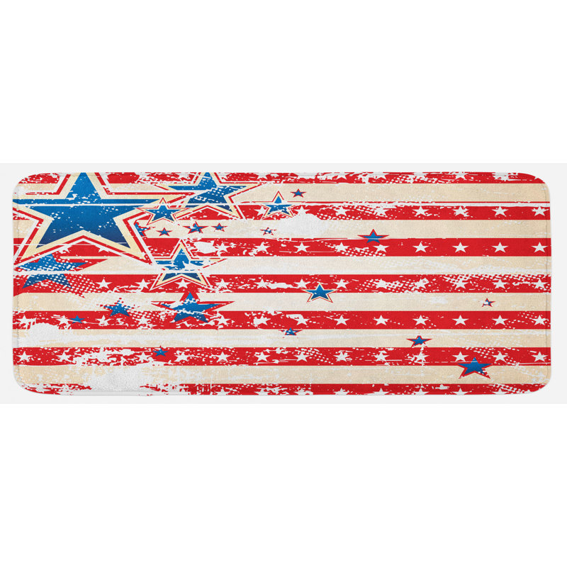 Tapis de cuisine american flag