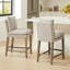 Tabouret de comptoir rembourré Brinley-106408916