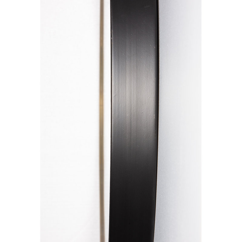 Malyke Metal Wall Clock, Black