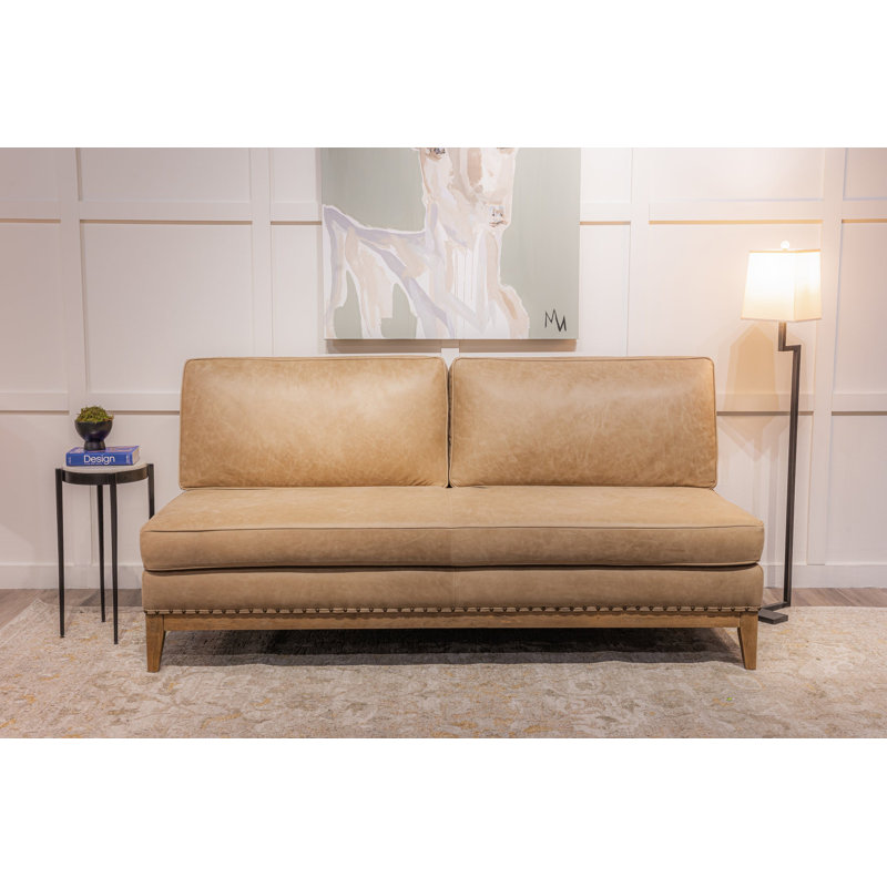 Bowery Loveseat in Collins Celadon, Ashland Pearl