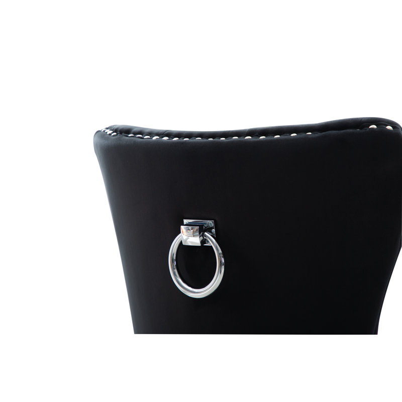 Chaise parsons Ashlee, Noir