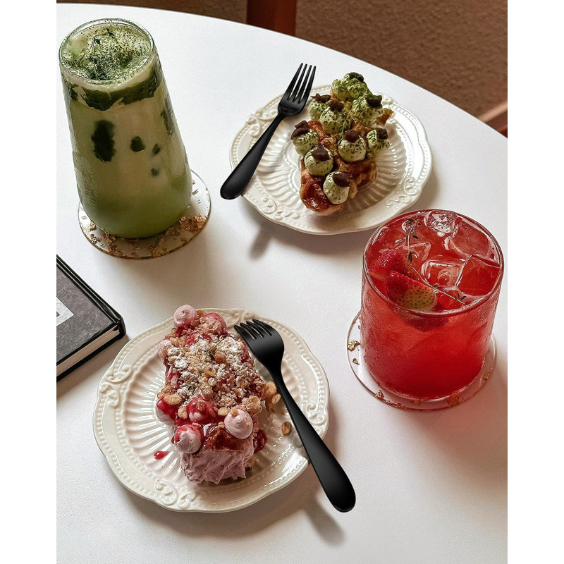 Ensemble de couverts 30 pièces en acier inoxydable pour 6 personnes, couverts argentés polis miroir, couverts de qualité alimentaire pour la maison, le restaurant et l'hôtel, vaisselle allant au lave-vaisselle