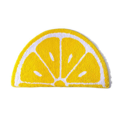 SunnyLemon SplashGuard: Ultra-Absorbent Non-Slip Rug for Bedroom & Bathroom