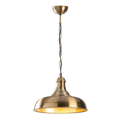 Lustre scandinave glamour, corps en métal doré, 12,6 po x 12,6 po x 25,9 po | Douille E27, 40 W maximum | Longueur du câble réglable: 35,4 pouces | Éclairage élégant pour la décoration intérieure moderne, design élégant pour les salons et les s