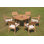 Donner Outdoor 3 - Piece Teak Bistro Set