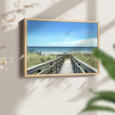 Carolina Coast -Framed Print - Restickable