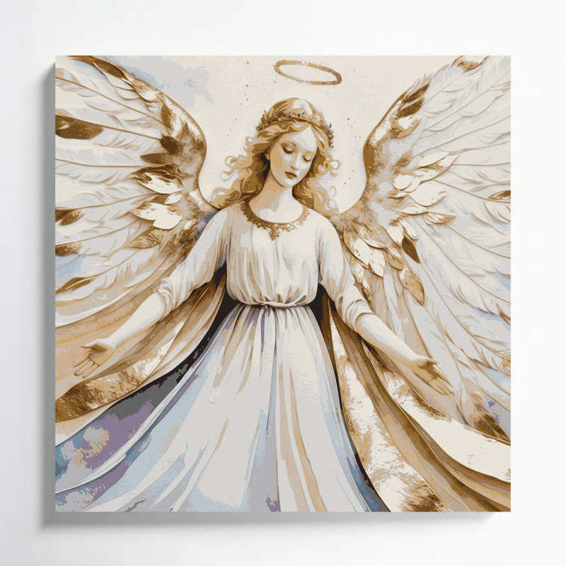 Art mural sur toile de Noël, H 16 po x l 16 po