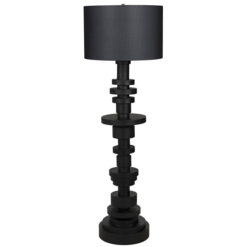 Wilton 62'' Black Novelty Floor Lamp