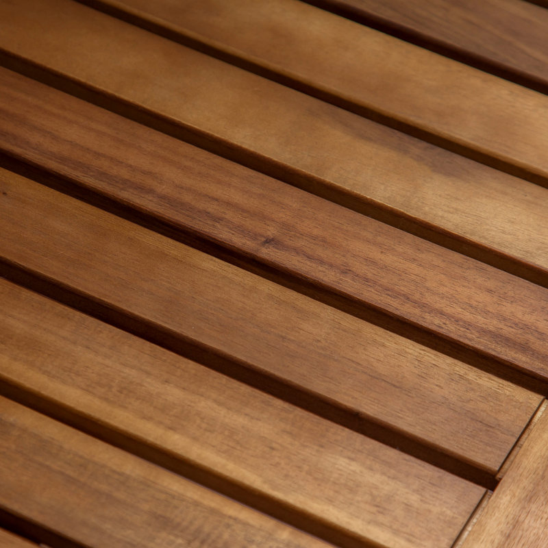 BANC EN BOIS ET MÉTAL JECO INDUSTRIAL, Teck