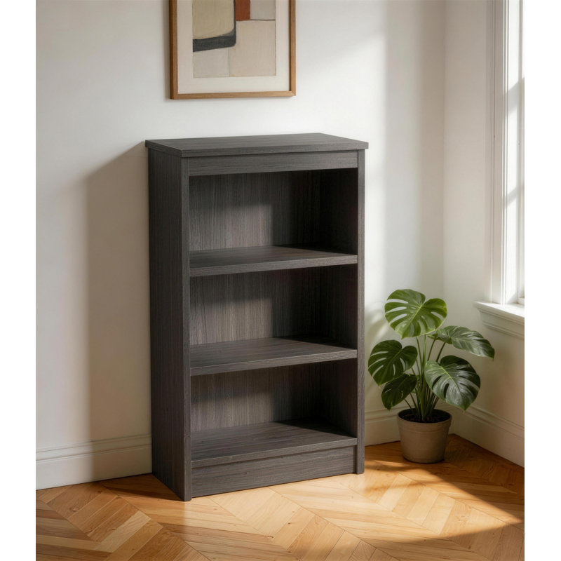 Brendetta 103cm H x 60cm W Standard Bookcase, Black Havana