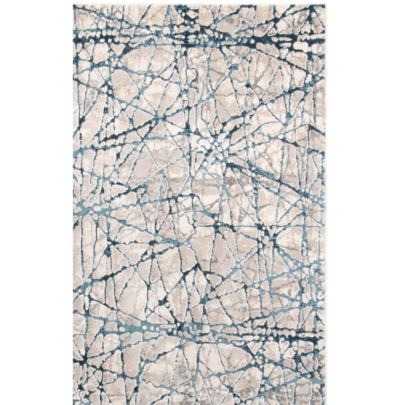 Ayaz Performance Abstract Rug, Rectangle 3'3" x 5'