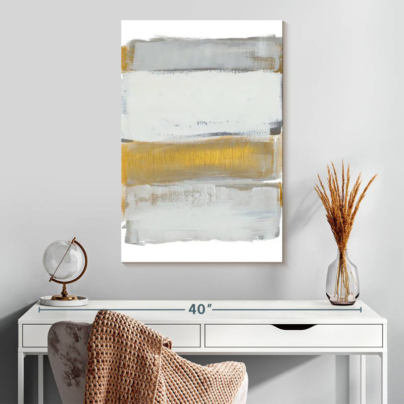 Avery nuances de gris doré, H 30 po x l 20 po