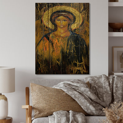 Religious Angel Artwork II - Traditional Wood Wall Decor