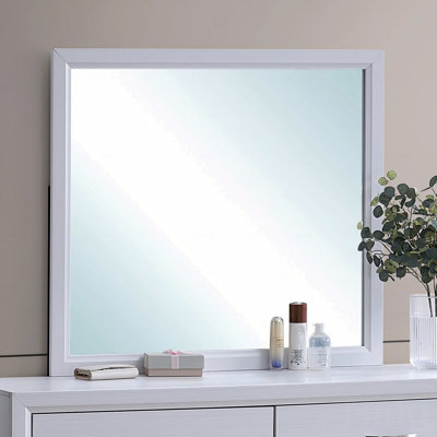 Miroir moderne, blanc
