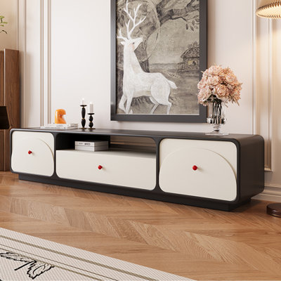 Meuble télé en bois de style rétro